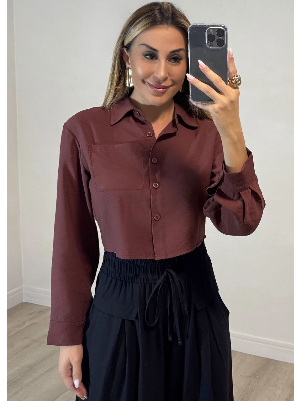 Camisa Curta Bella