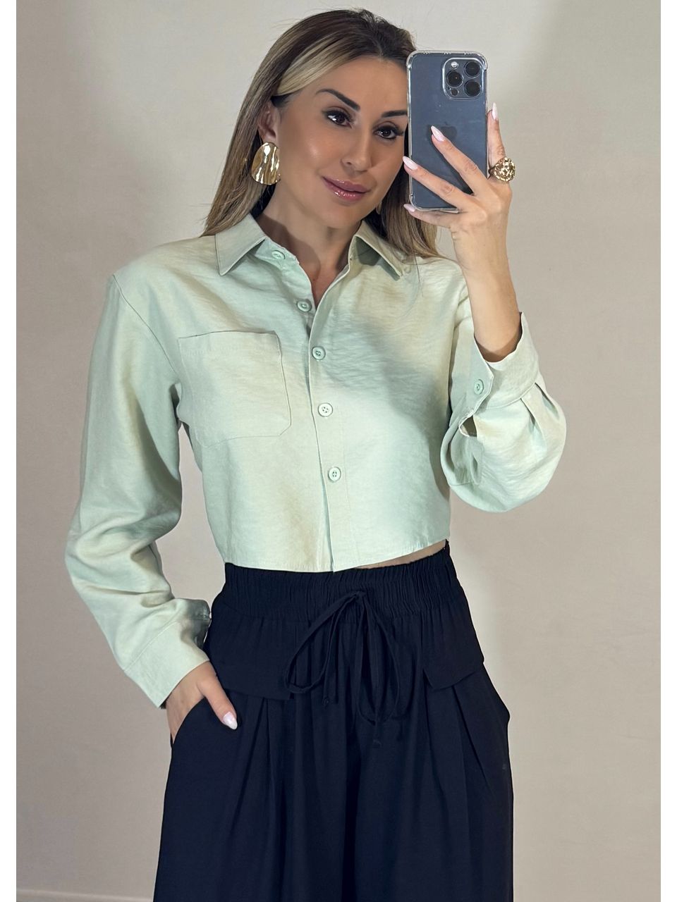  Camisa Curta Bella
