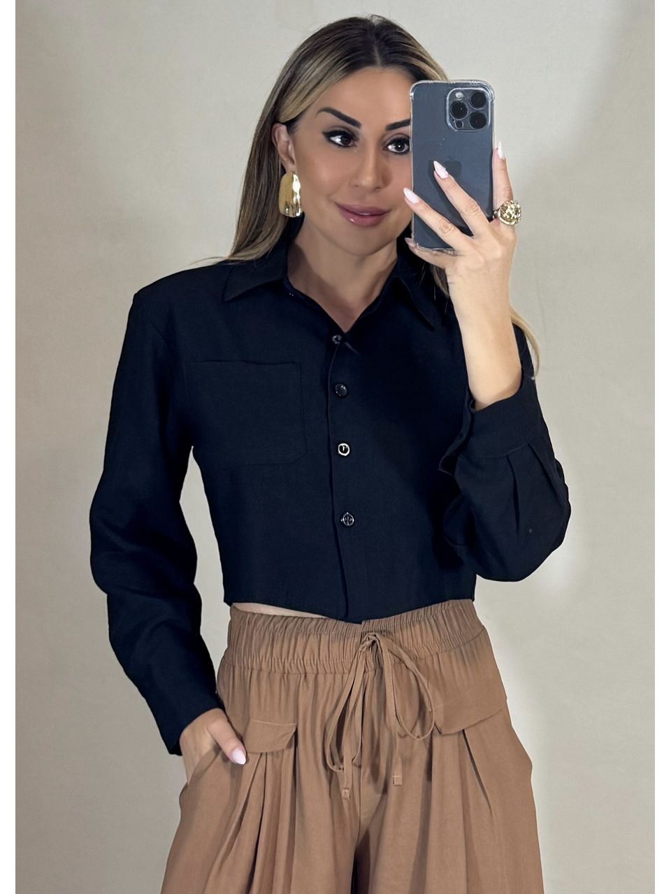 Camisa Curta Bella - 2531 - MADONNA BASIC
