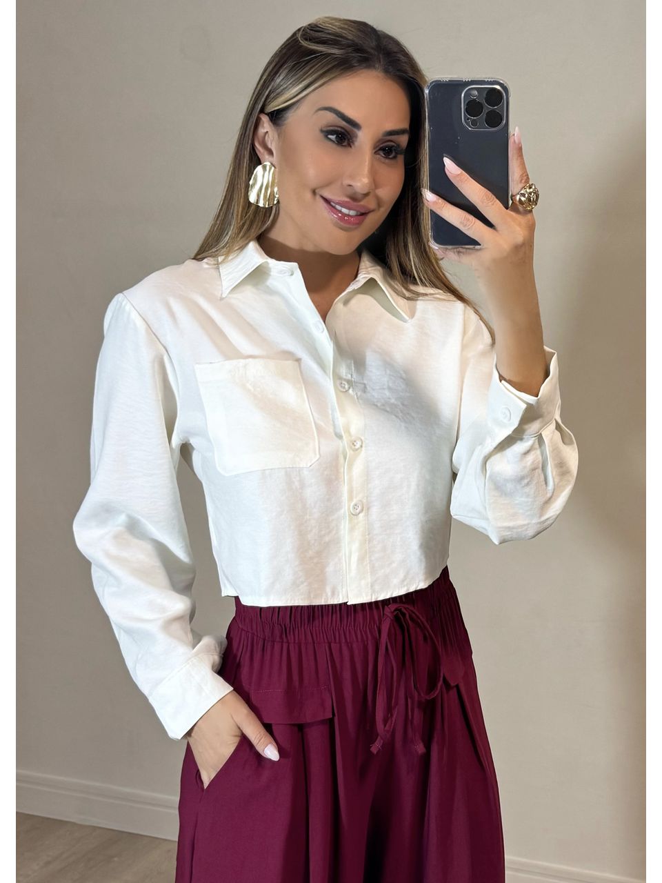 Camisa Curta Bella - 2530 - MADONNA BASIC