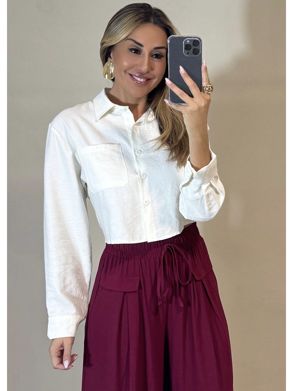  Camisa Curta Bella 