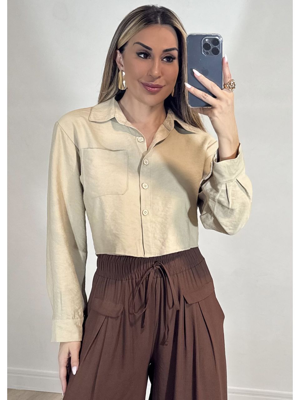Camisa Curta Bella - 2533 - MADONNA BASIC