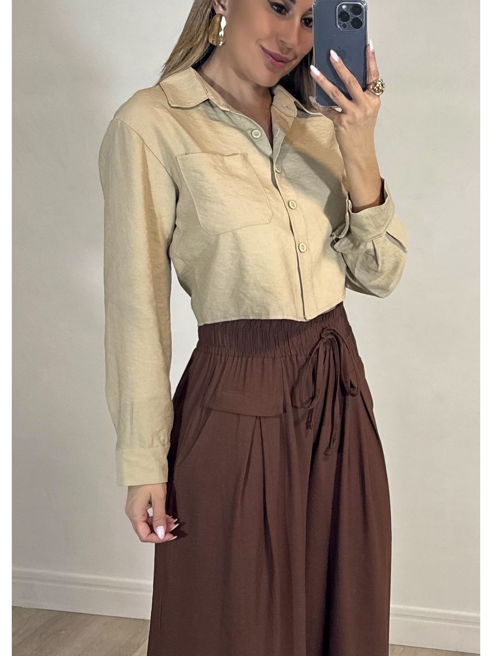 Camisa Curta Bella