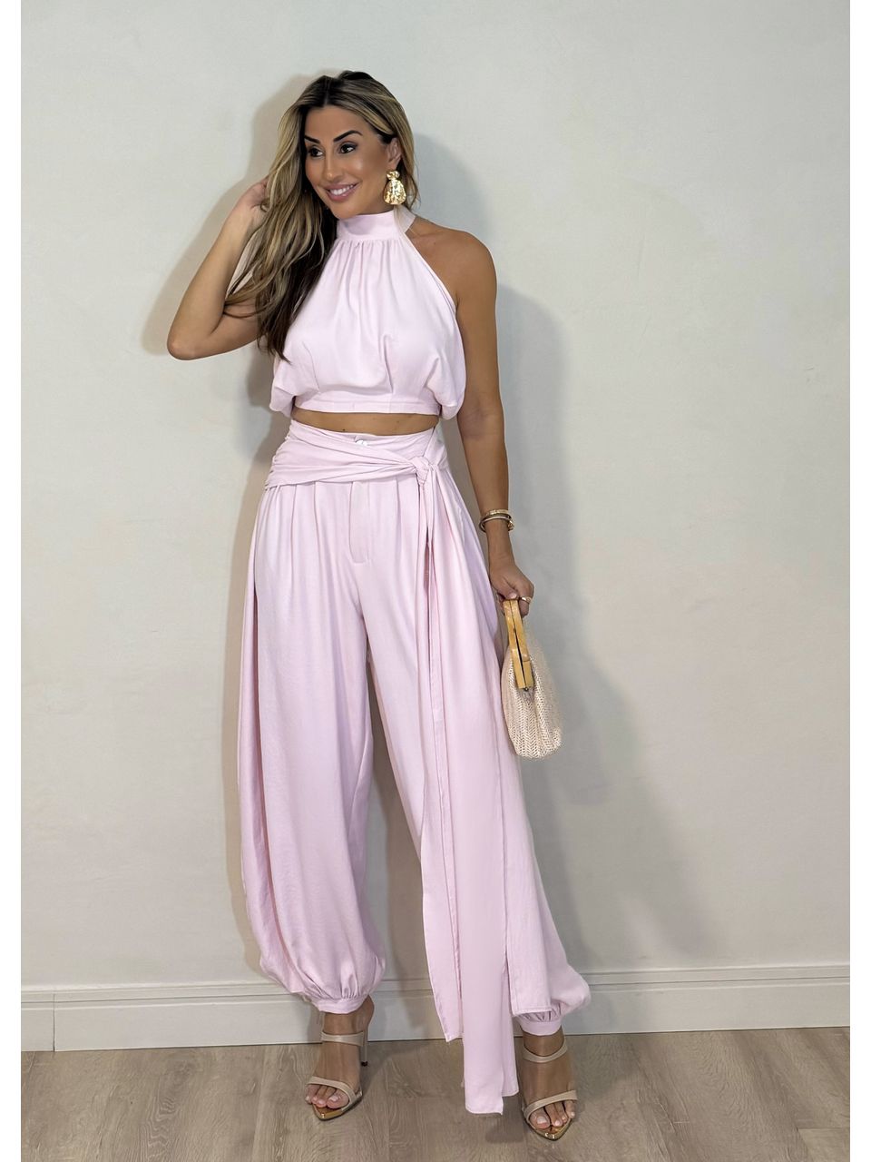 Conjunto com amarração Capadócia - 3290 - MADONNA BASIC