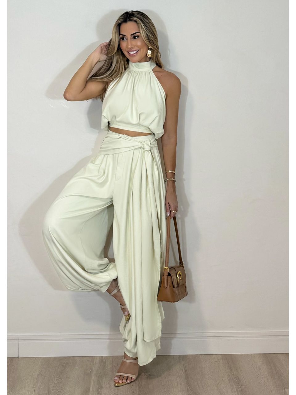 Conjunto com amarração Capadócia - 3289 - MADONNA BASIC