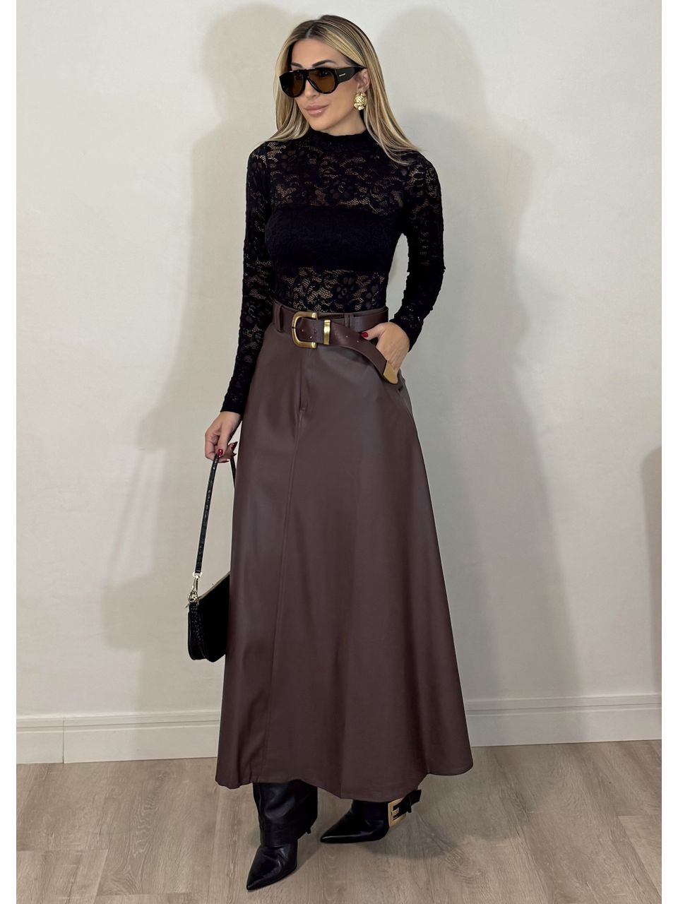 Saia Long Midi courino - 4489 - MADONNA BASIC