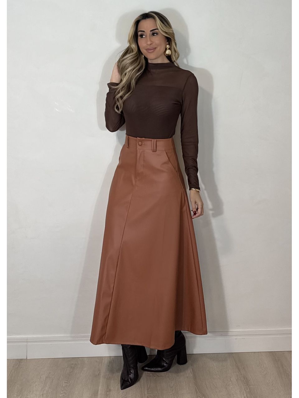 Saia Long Midi courino - 4490 - MADONNA BASIC