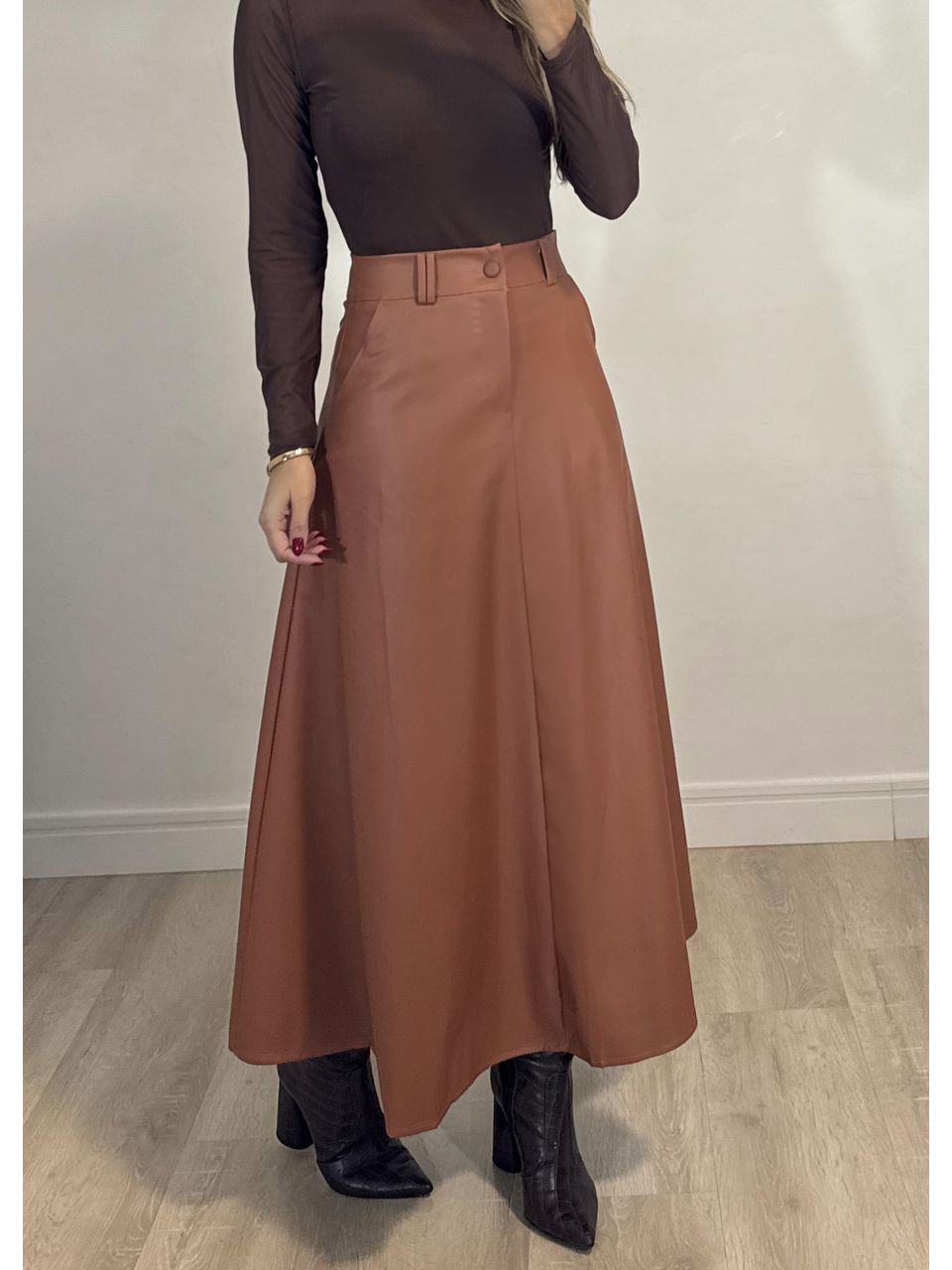 Saia Long Midi courino 
