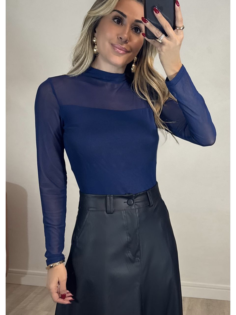 Blusa Tule Donata 