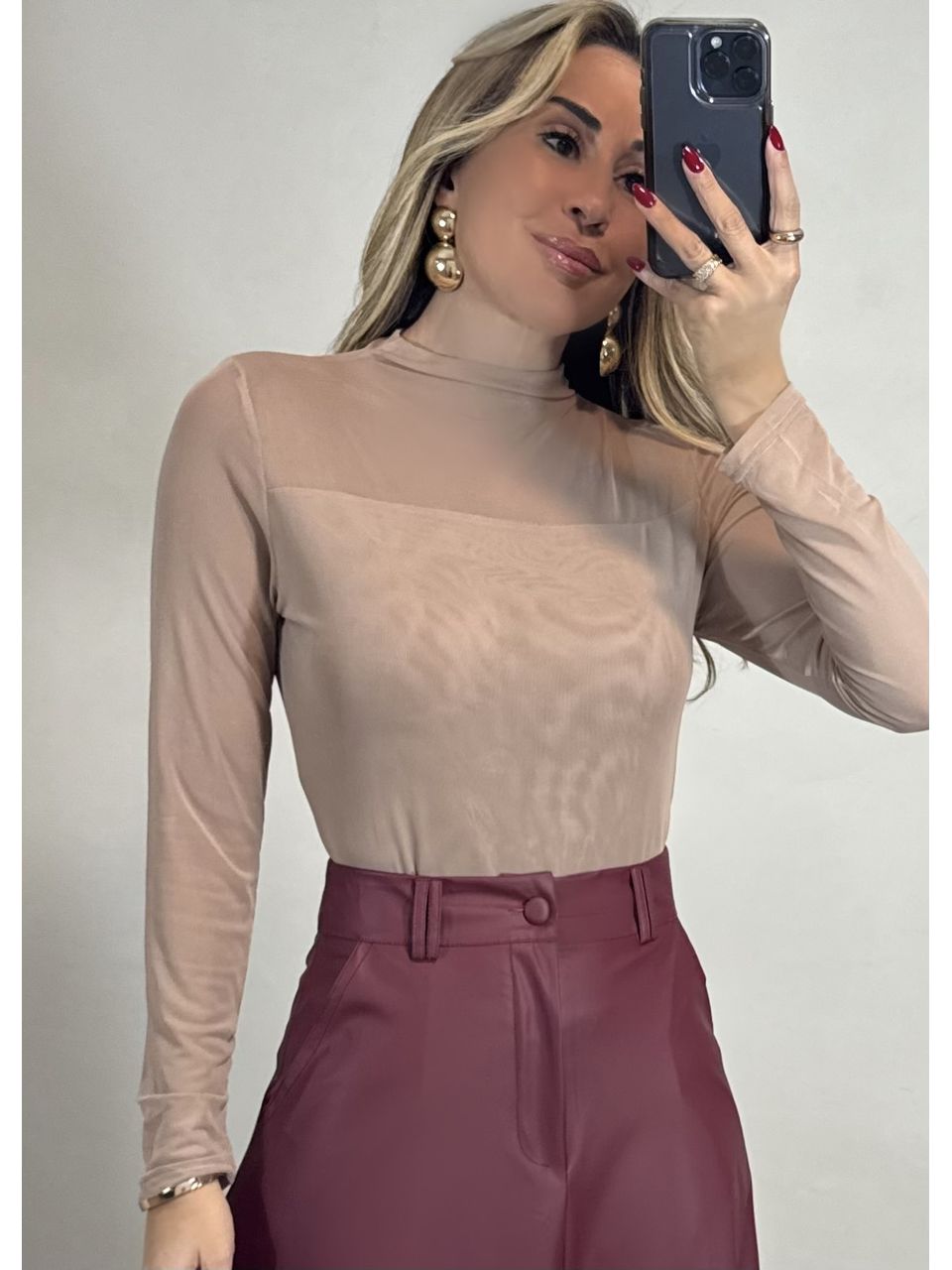 Blusa Tule Donata