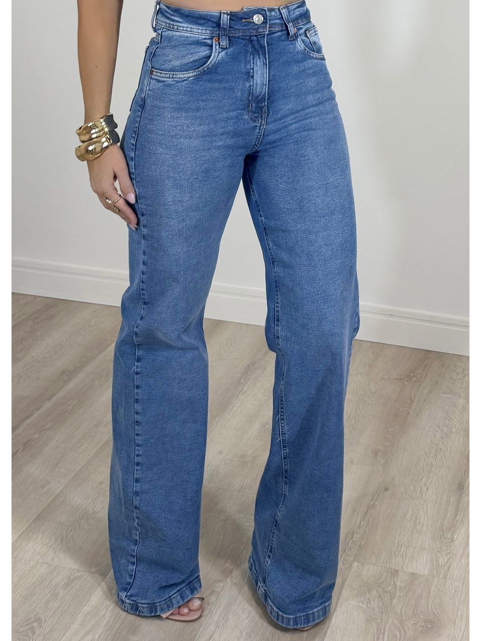Calça Jeans wide leg - 2324 - MADONNA BASIC