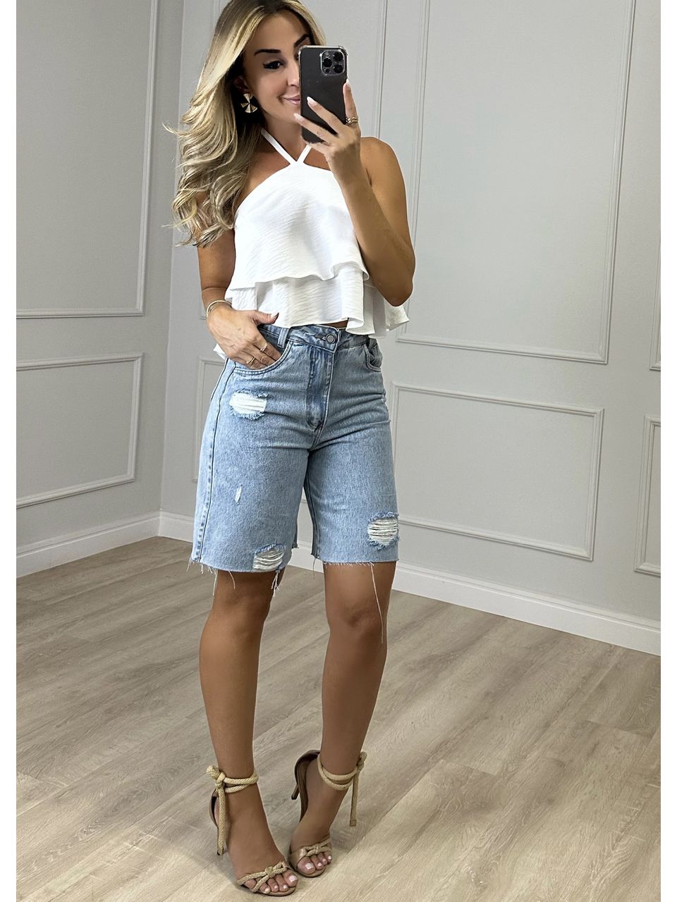 Bermuda Jorts Jeans