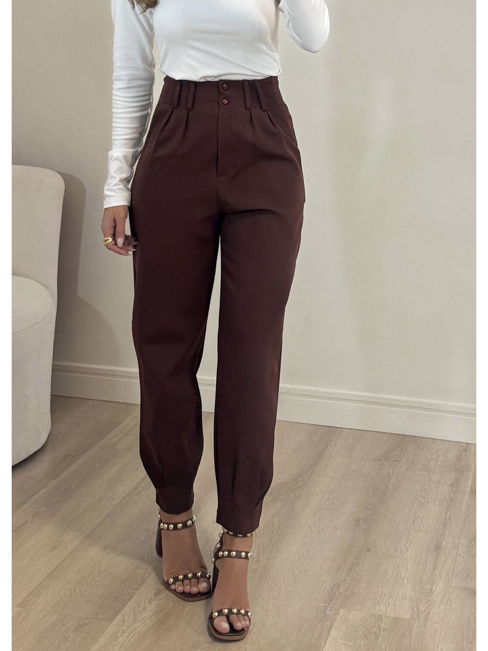 Calça Alfaiataria Leticia - 4193 - MADONNA BASIC