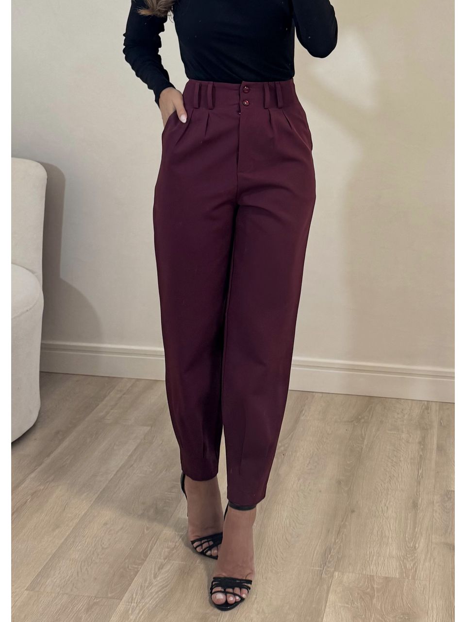 Calça Alfaiataria Leticia - 4195 - MADONNA BASIC