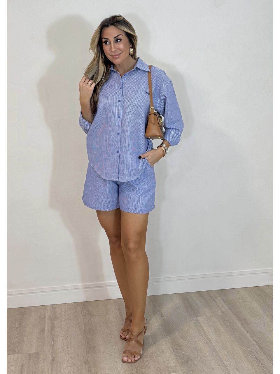 Conjunto Listrado Azaléia - 5167 - MADONNA BASIC