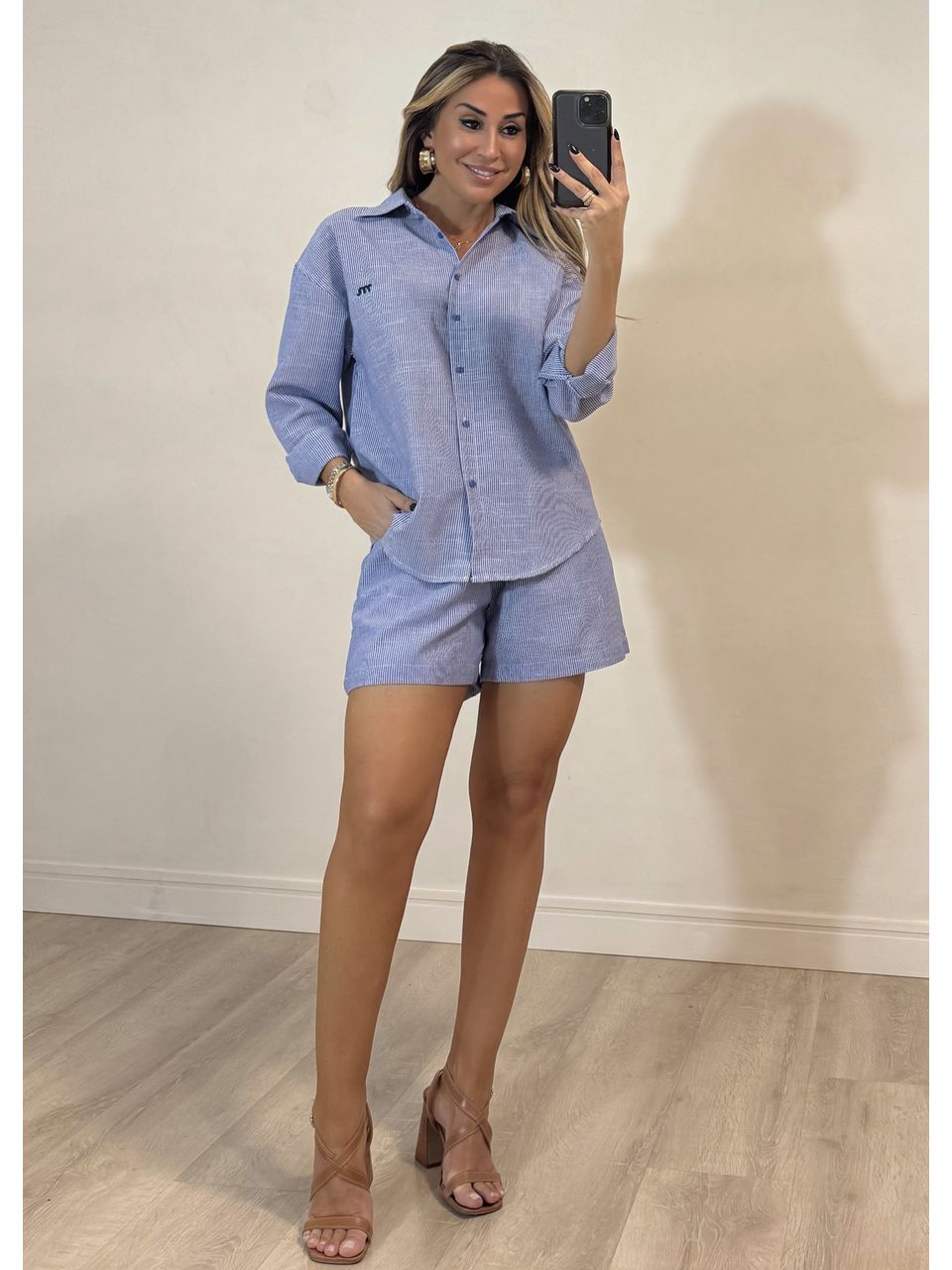 Conjunto Listrado Azaléia