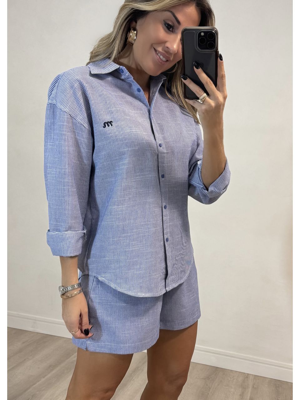 Conjunto Listrado Azaléia