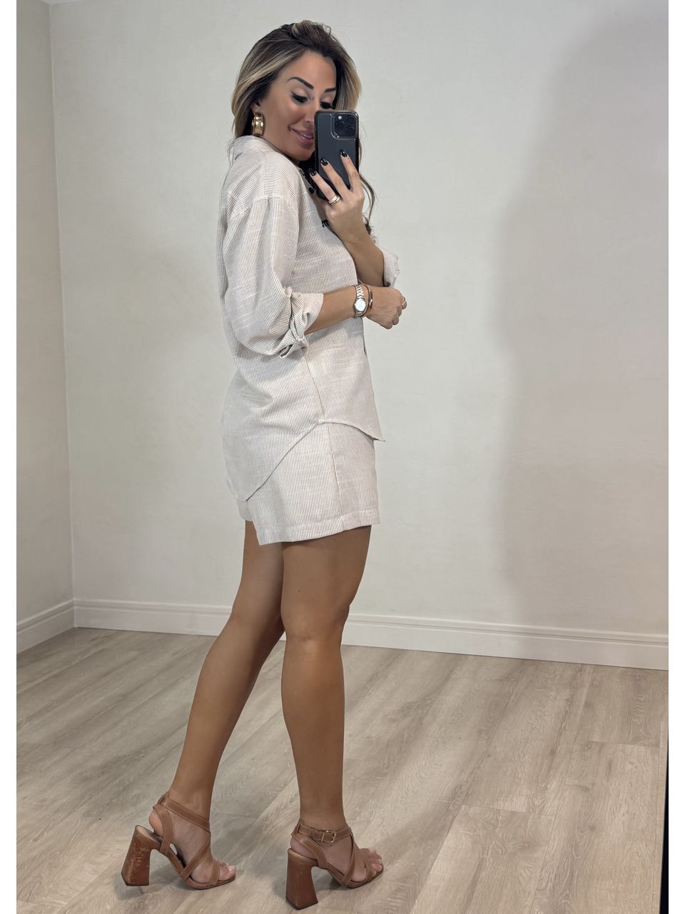 Conjunto Listrado Azaléia