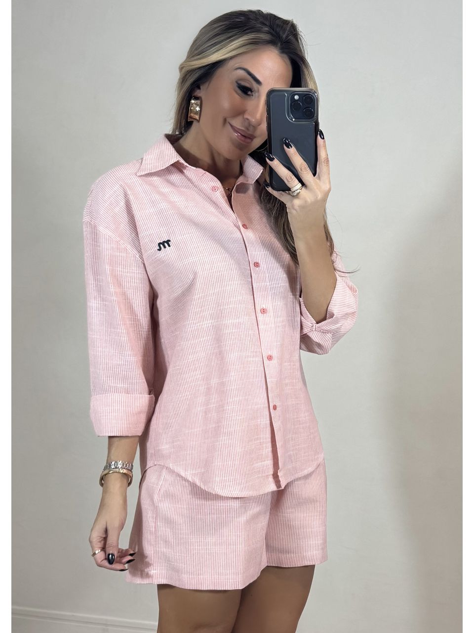 Conjunto Listrado Azaléia