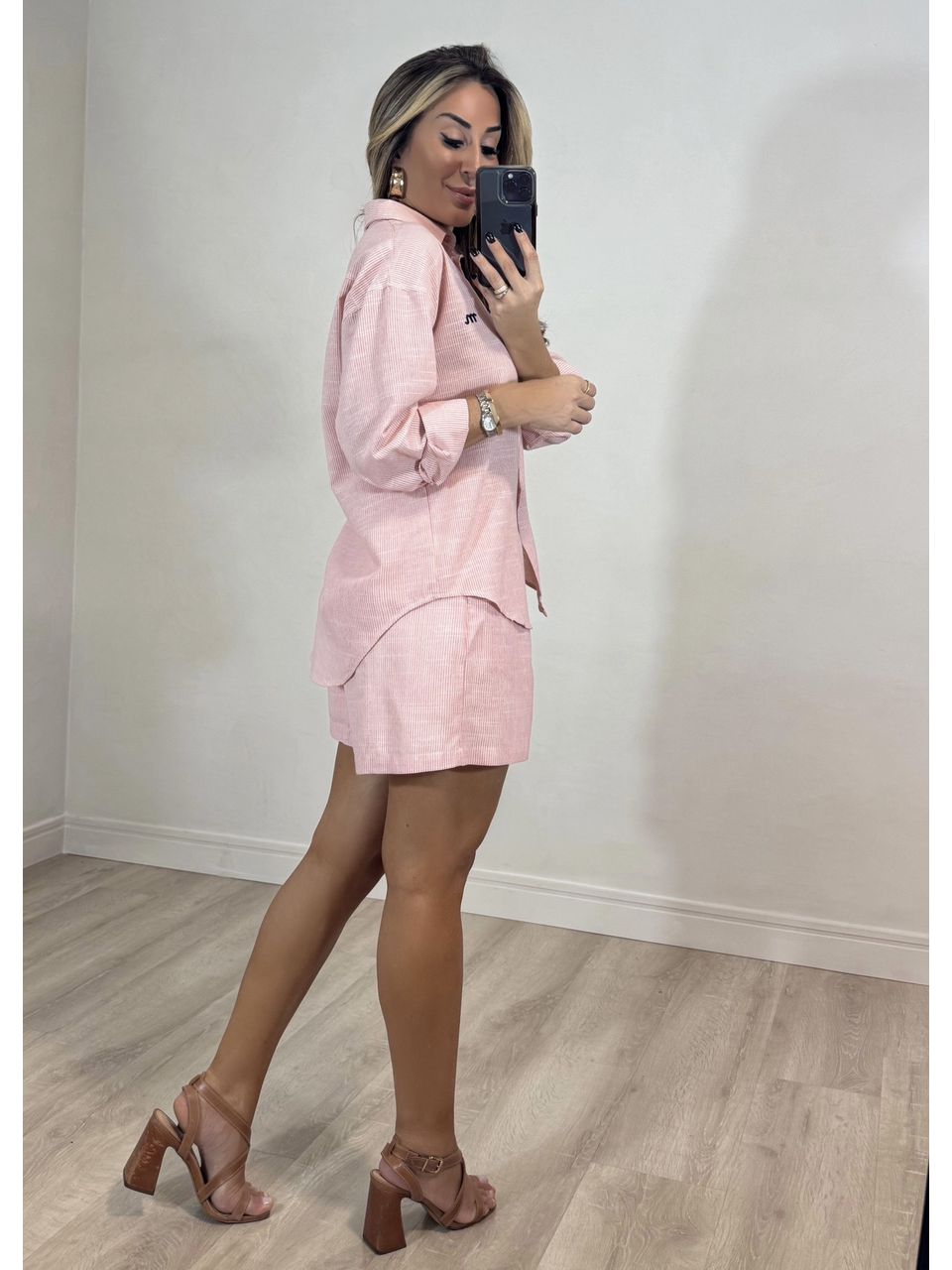Conjunto Listrado Azaléia