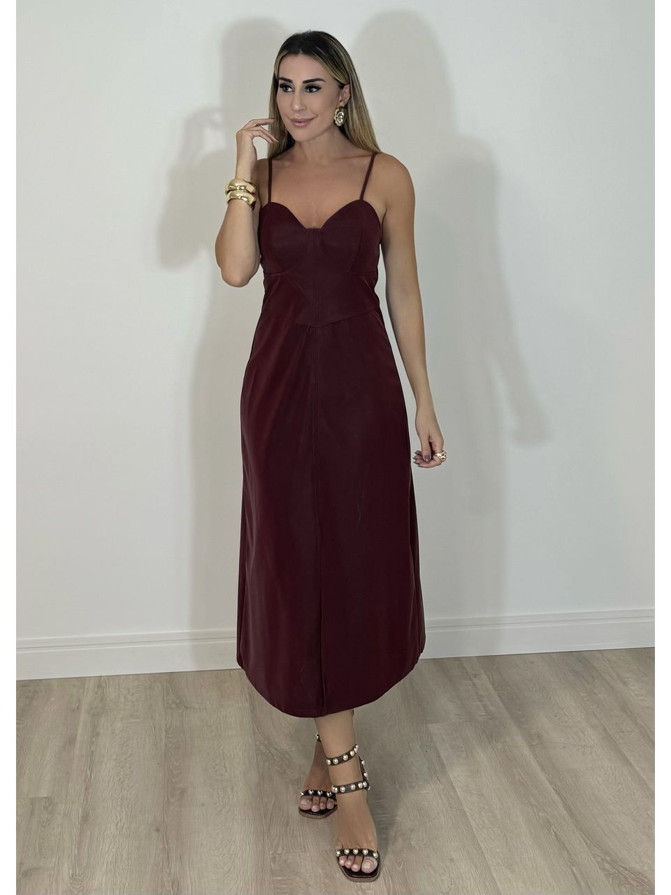 Vestido Suede Malu 