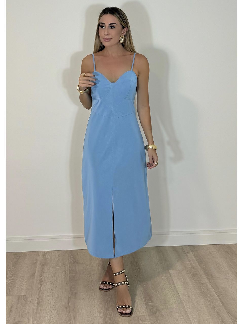 Vestido Suede Malu 