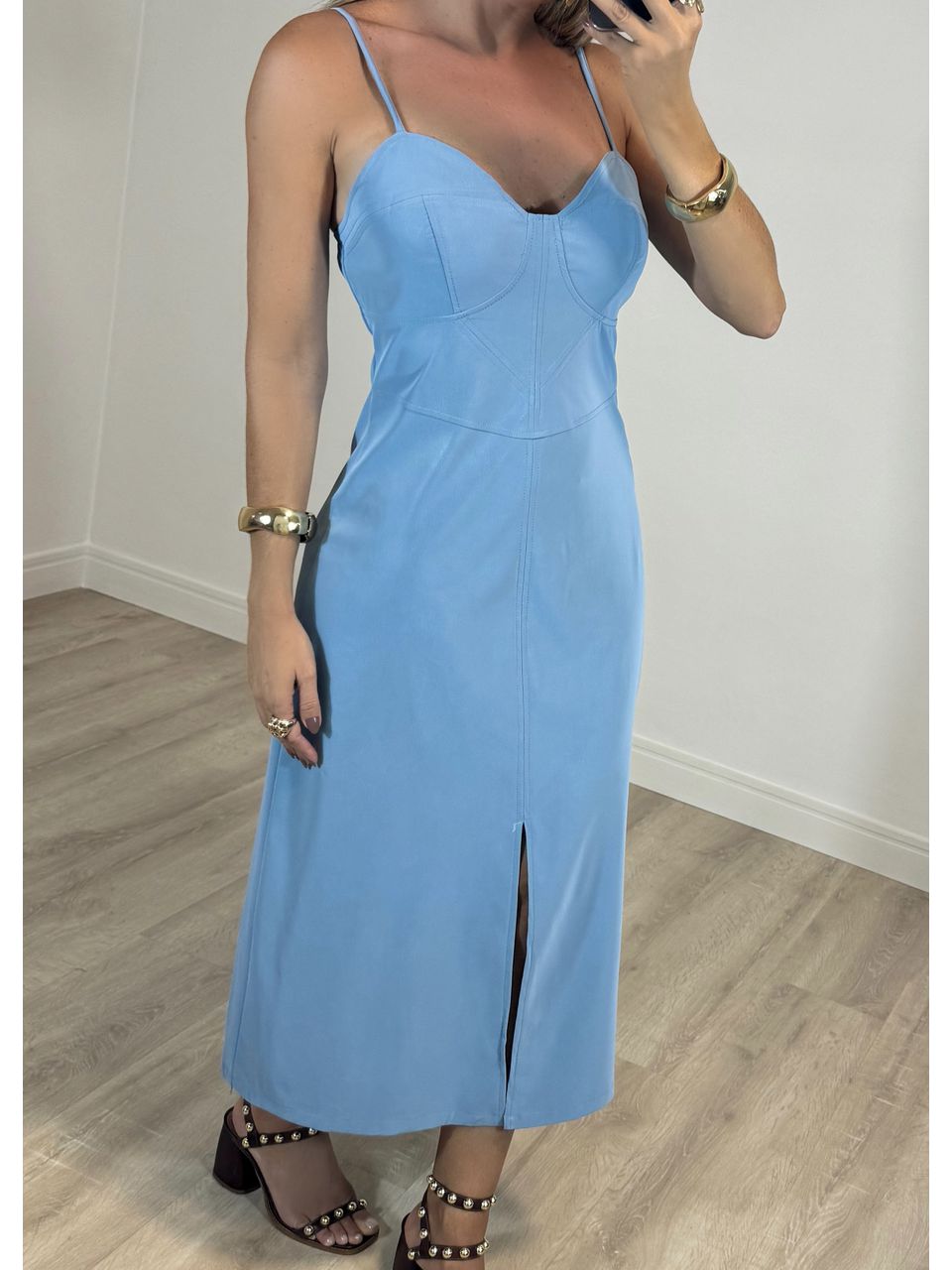 Vestido Suede Malu 
