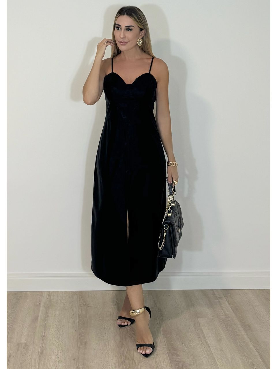 Vestido Suede Malu 