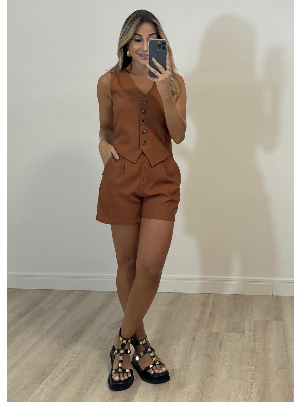 Conjunto Short Romênia 