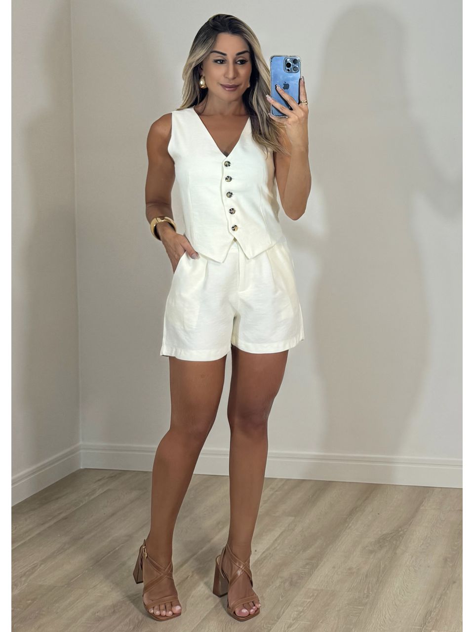 Conjunto Short Romênia - 2098 - MADONNA BASIC