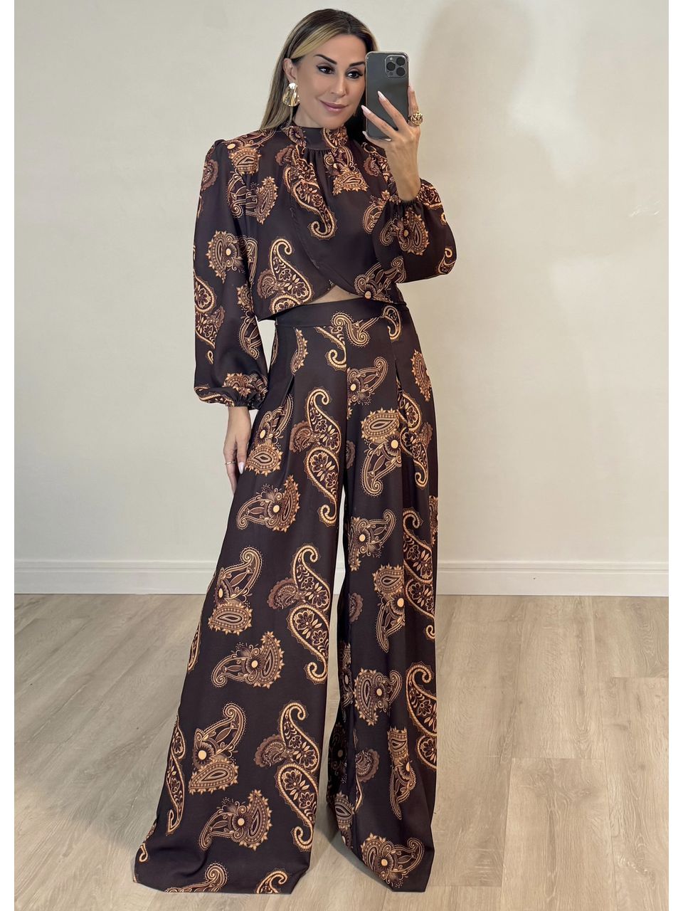 Conjunto Crepe Texas 