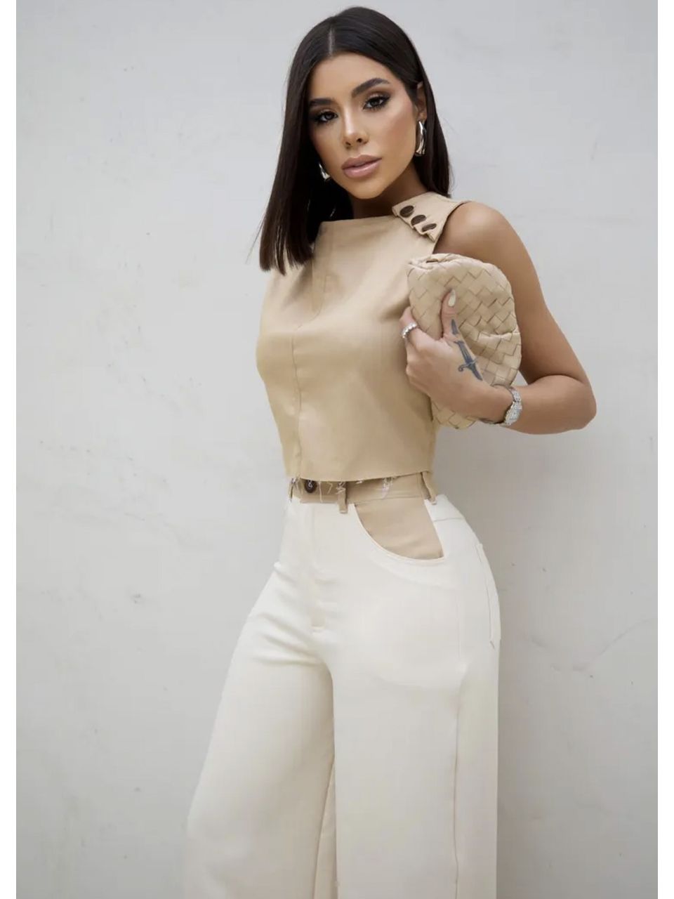 Conjunto Alfaiataria com Sarja