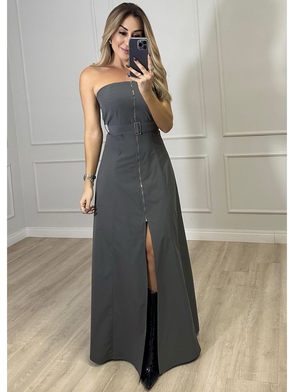 Vestido Zíper Amarige
