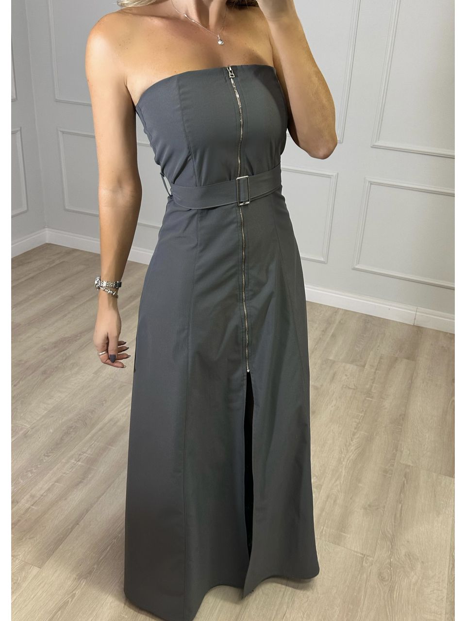 Vestido Zíper Amarige