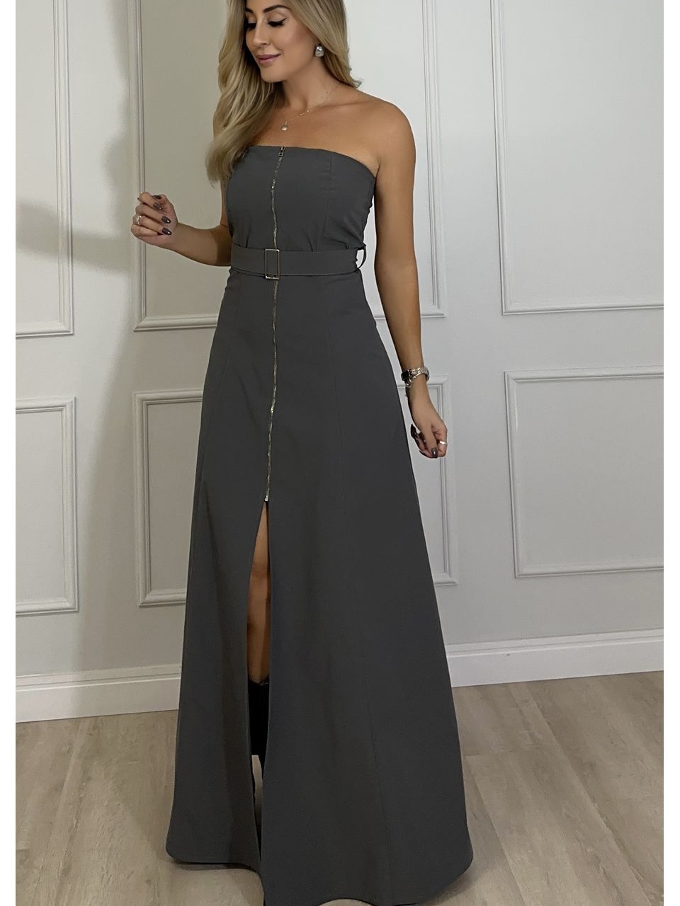 Vestido Zíper Amarige