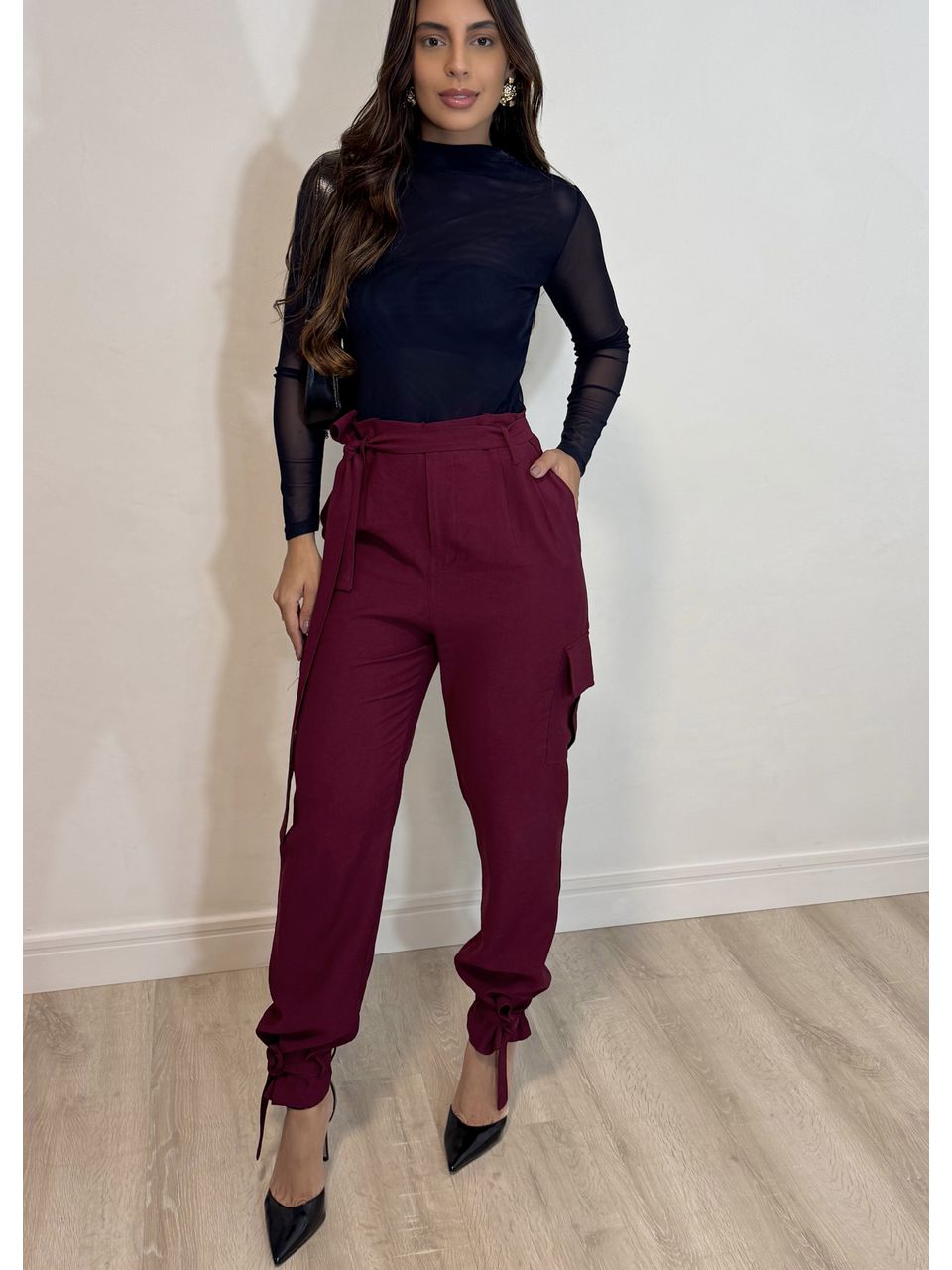 Calça com Amarração Jasmine - 5004 - MADONNA BASIC