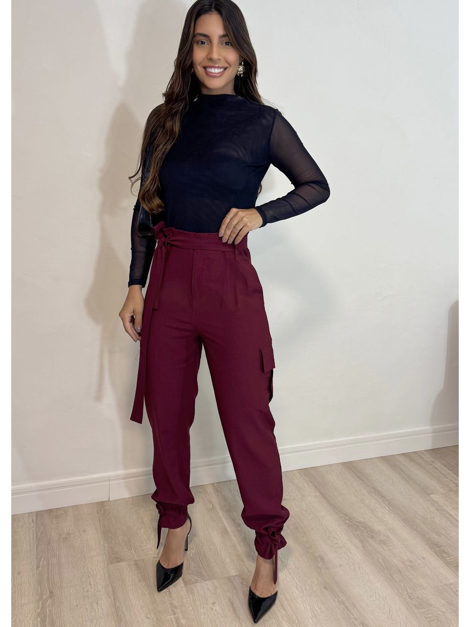 Calça com Amarração Jasmine