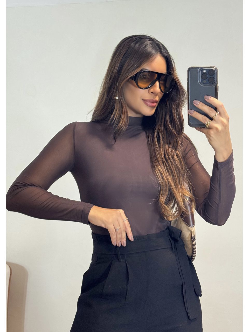 Blusa Tule Yasmim - 5000 - MADONNA BASIC