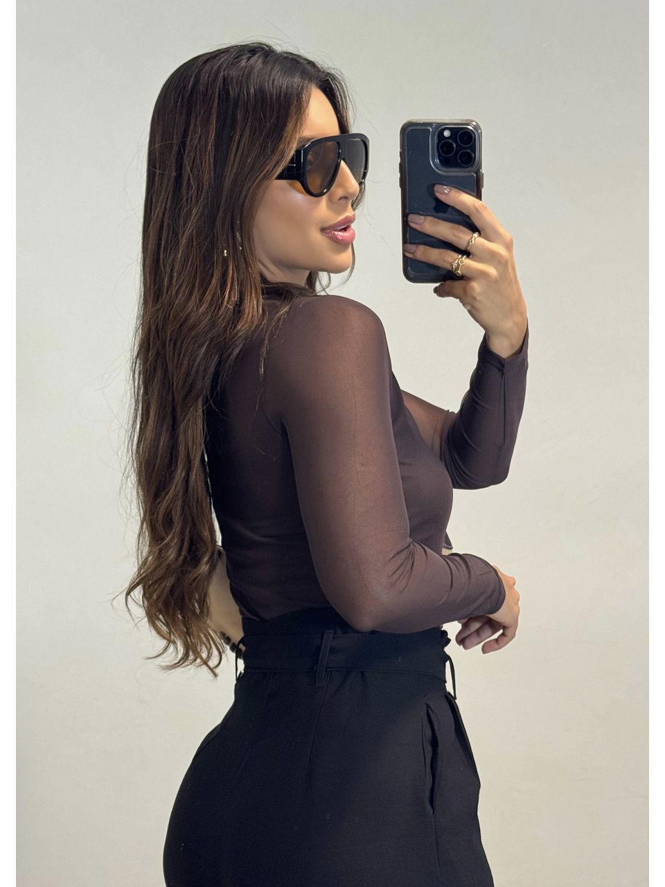 Blusa Tule Yasmim