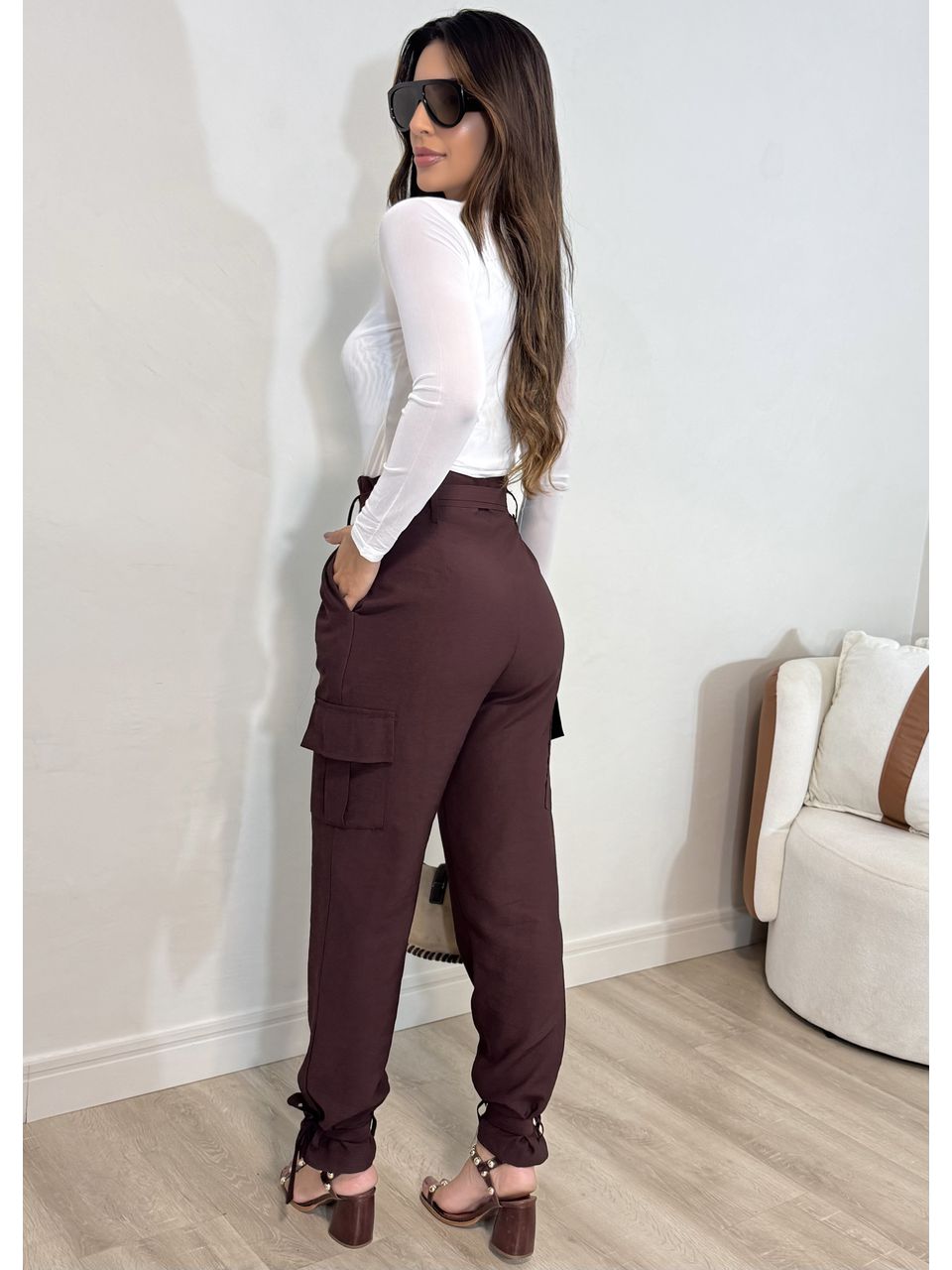 Calça com Amarração Jasmine