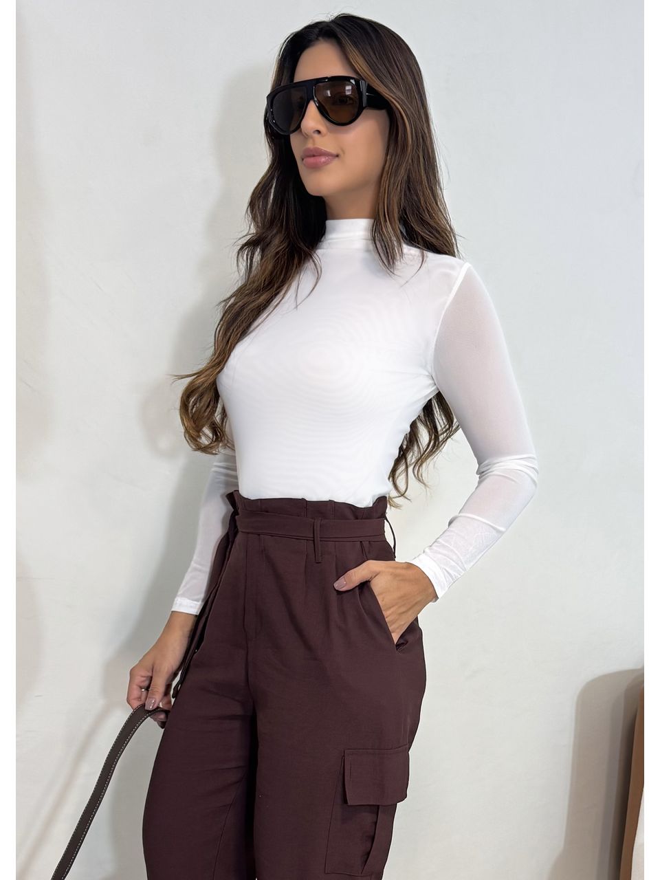 Blusa Tule Yasmim