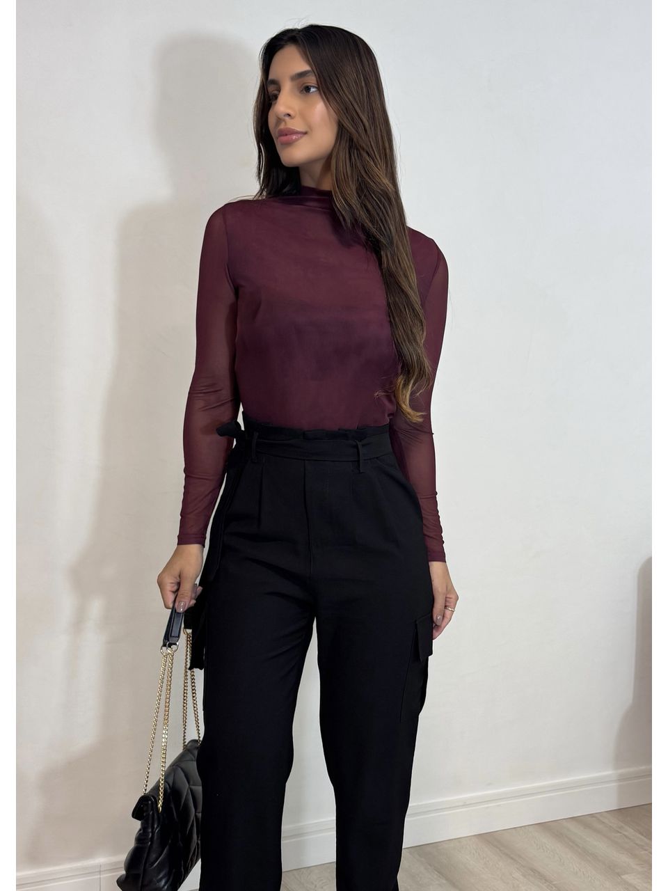 Blusa Tule Yasmim
