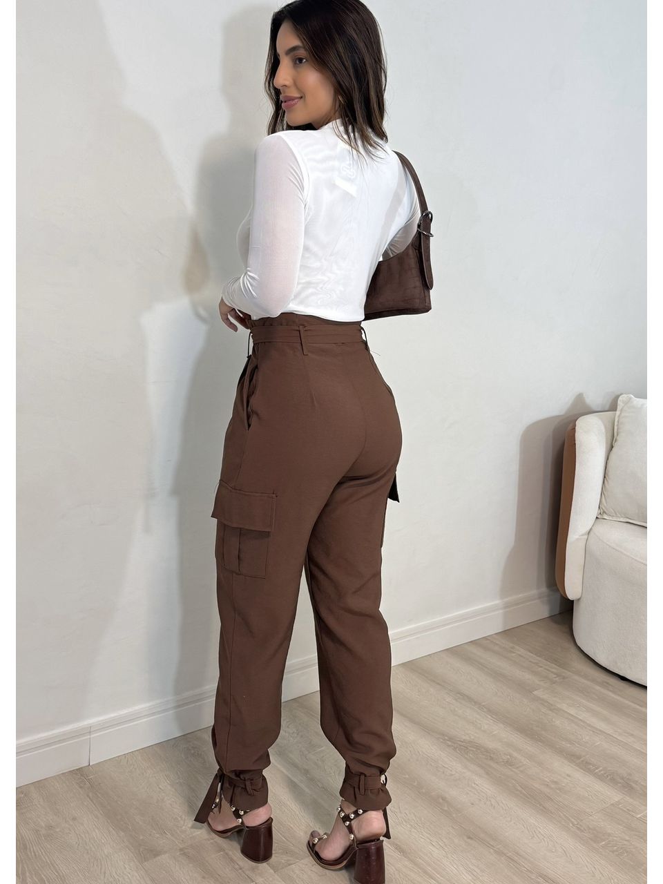 Calça com Amarração Jasmine