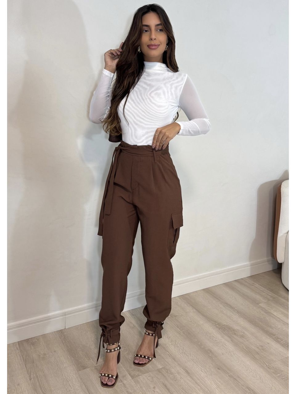 Calça com Amarração Jasmine