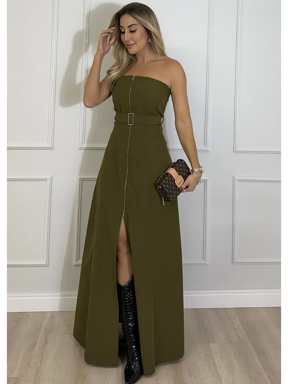 Vestido Zíper Amarige