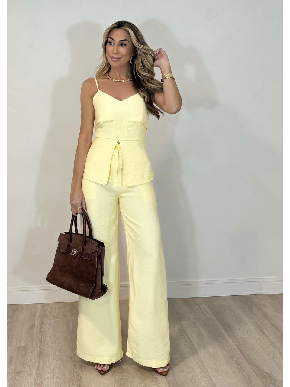 Conjunto Calça Begônia - 3238 - MADONNA BASIC