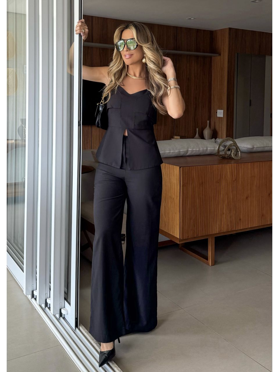 Conjunto Calça Begônia - 3240 - MADONNA BASIC