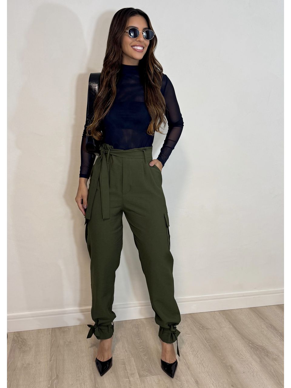 Calça com Amarração Jasmine - 5003 - MADONNA BASIC