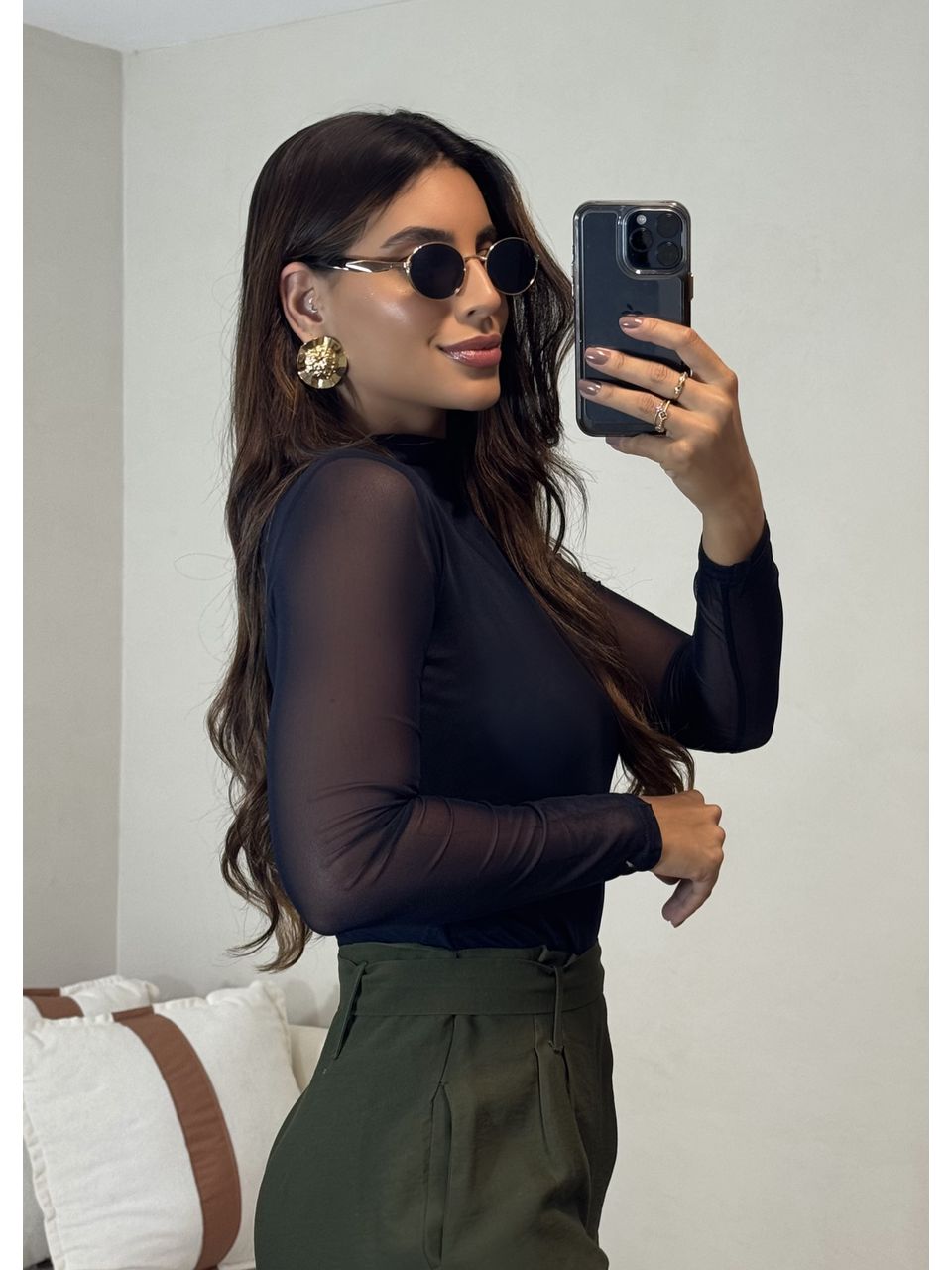 Blusa Tule Yasmim