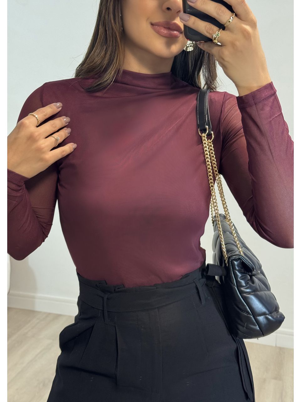 Blusa Tule Yasmim